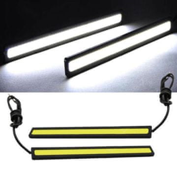 motoLEDy ŚWIATŁA DRL COB LED 25W dzienne