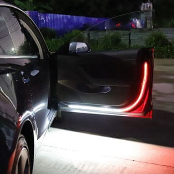 motoLEDy FLEX LED rasvjeta za vrata bijela i crvena, univerzalna