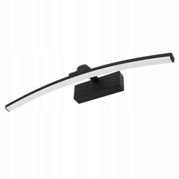Ero LAMPA Kinkiet nad lustro wygięta 12W 50cm czarna