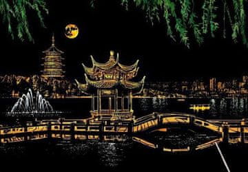 Mo Čarobna srećka West Lake Hangzhou 40x28 cm