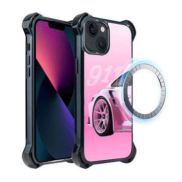 Futrola za iPhone 13 IBIZU DropGuard Ultra s MagSafeom, TechDrive, 911 ružičasta