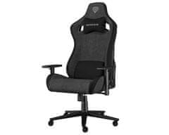 Genesis NITRO 660 gejmerska/uredska stolica, ergonomska, podesiva visina/nagib, ljuljačka, 2D nasloni za ruke, do 150 kg, crno-siva
