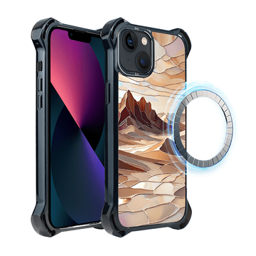 Futrola za iPhone 13 IBIZU DropGuard Ultra s MagSafeom, boje stakla, pustinjska tišina