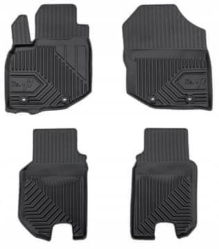 Gumene prostirke i brisači Honda Jazz 3 2007-2014 kanali 77
