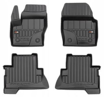 Gumene prostirke i brisači za Ford Kuga Mk2 2013-2019, 3D kanali