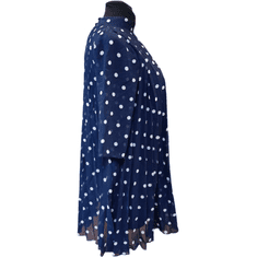 Nikcorp Haljina do koljena elegantna i udobna, prozračna ljetna haljina za svaki dan i posebne prilike, tamnoplava, vel. 34