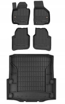 Set 3D gumenih tepiha Škoda Superb 2 Sedan 2008-2015 kz