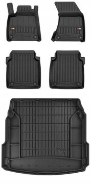 3D set gumenih patosnica i prostirki za Audi A8 D4 dugi sedan 2009.-2017.