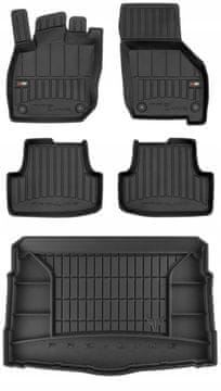 Set 3D gumenih tepiha za VW Golf 8 HB iz 2019.
