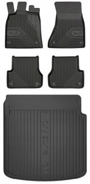 Set od 77 gumenih patosnica i navlaka za Audi A7 C7 Sportback 2010.-2018.