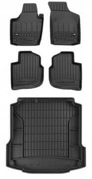 Set 3D gumenih patosnica za Škoda Rapid LB 2012-2019 bw