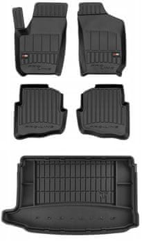 Set 3D gumenih tepiha VW Polo 4 HB 2001-2009 g 5 vrata