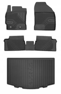 Set od 77 gumenih patosnica i prostirke za Toyota Auris 2 Hybrid Kombi 2012.-2018.