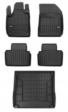 Set 3D gumenih tepiha Peugeot 308 2 Kombi 2013-2021 bw