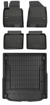 Set 3D gumenih tepiha za Hyundai i40 1 Sedan 2011.-2019. bw