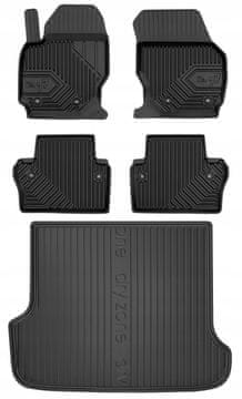 Set od 77 gumenih patosnica i navlaka za Volvo V70 3 od 2007. do 2016.