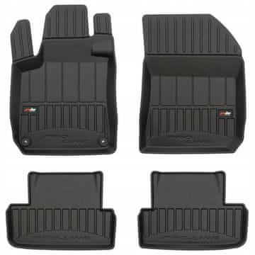 Gumene prostirke i brisači Peugeot 308 2 2013-2021 3D kanali