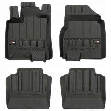 Gumene prostirke i brisači Nissan Qashqai 1 +2 2006-2013 3D kanali