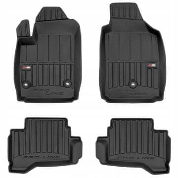 Gumene prostirke i brisači za Fiat 500 1 električni 2015-2020, 3D kanali