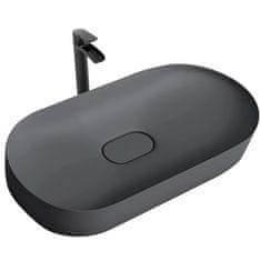 REA Nablatni umivaonik IRIS 71 CM GREY MATT