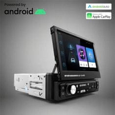 Auto radio 1DIN 7" GPS Android 2/32 GB Uvlačivi zaslon WiFi kamera