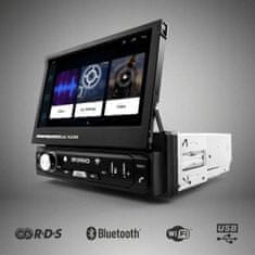 Auto radio 1DIN 7" GPS Android 2/32 GB Uvlačivi zaslon WiFi kamera