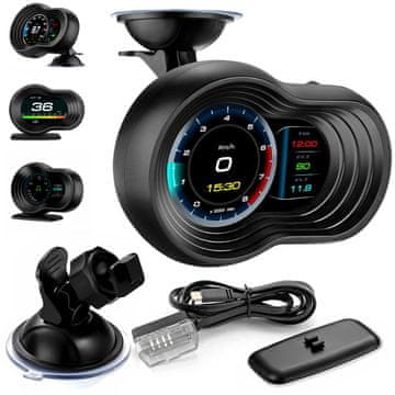 Ugrađeno računalo HUD zaslon LCD brojač kilometara OBDII Greška brisanja USB-a