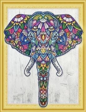 Mo Dijamantni vez Bajkoviti slon 47x57 cm