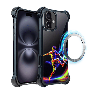 DropGuard Ultra maska za iPhone 16 IBIZU s MagSafeom, #ElectroMove, U ritmu nogometa