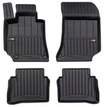 Gumene prostirke Mercedes-Benz E-klase W212 S212 2009.-2016. s 3D kanalima