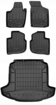 Set 3D gumenih tepiha Škoda Rapid Sedan 2012-2018 zw