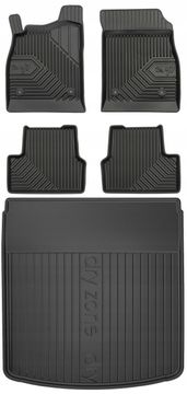 Set od 77 podnih prostirki i prostirke Opel Astra J Sedan 2009.-2020. 5905937707372
