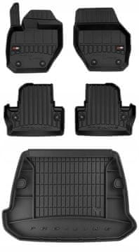 Set 3D gumenih tepiha Volvo S60 2 Sedan 2010-2018 zn, zw