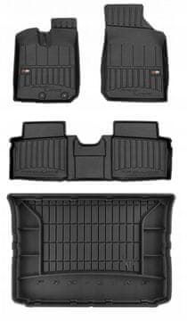 Set 3D tepiha i prostirke za prtljažnik za Dacia Spring hatchback od 2021.