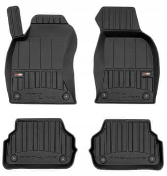 Gumene prostirke i brisači za Audi A6 C5 1999-2006, 3D kanali