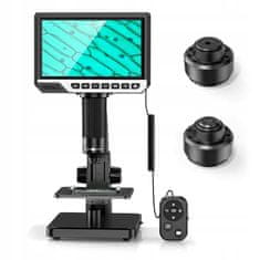 Inskam 2000x 315 digitalni mikroskop FullHD 1080p LCD zaslon 2 leće 12Mpx
