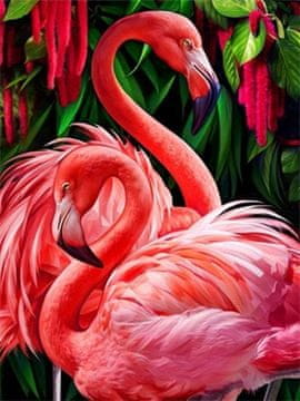 Mo Dijamantni vez Ružičasti flamingosi 40x50