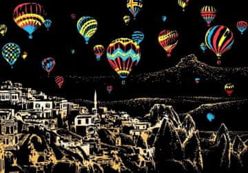 Mo Čarobna srećka za struganje Kapadokijski festival balona 40x28cm