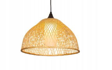 DM Viseća stropna lampa od bambusa i ratana u potkrovlju