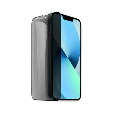 Zatamnjeno staklo s crnim okvirom za iPhone 13