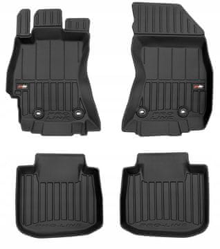 Gumene podne prostirke Subaru Outback 5 V karavan 2014.-2019. 3D kanali