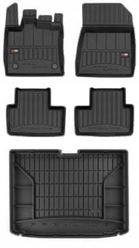Set 3D gumenih tepiha za Renault Captur 2 od 2019.