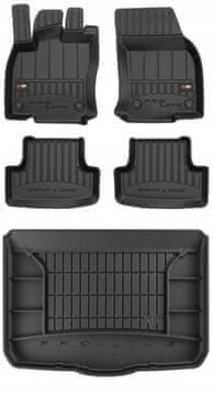 3D set podnih patosnica i prostirki za prtljažnik Audi Q2 od 2016. do D
