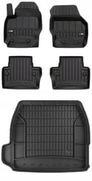 Set 3D gumenih tepiha Volvo S80 2 Sedan 2006-2016