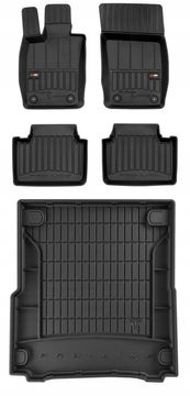 Set 3D gumenih tepiha za Porsche Panamera 2 e-Hybrid od 2016.