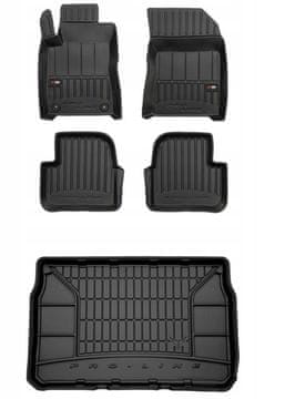 Set 3D podnih patosnica i patosnica za prtljažnik Citroen C3 III Hatchback 2016-2024