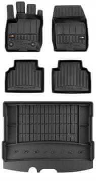 Set 3D gumenih tepiha Ford Tourneo Courier 2014-2023 5 sjedala
