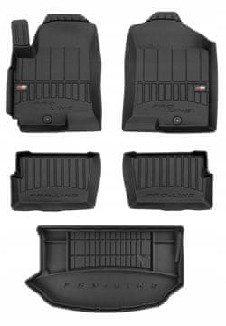 Set 3D gumenih tepiha Kia Soul 1 XL 2008-2013 g