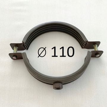 Stezaljka za odvodnu cijev oluka 110 mm s gumom