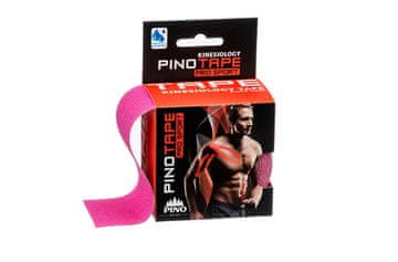 PINO PINOTAPE Sport, neonsko ružičasta, 5 cm x 5 m